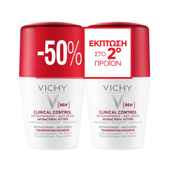 VICHY - PROMO PACK ΔΩΡΟ Deodorant Clinical Control 96h - 50ml